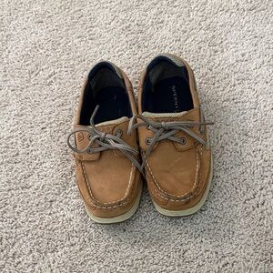 Sperry Brown Leather Boat Shoes